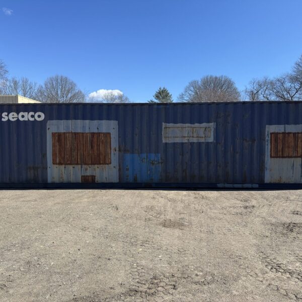 40ft Used High Cube Shipping Container – Wind & Watertight – Blue – Unit GESU601254-9