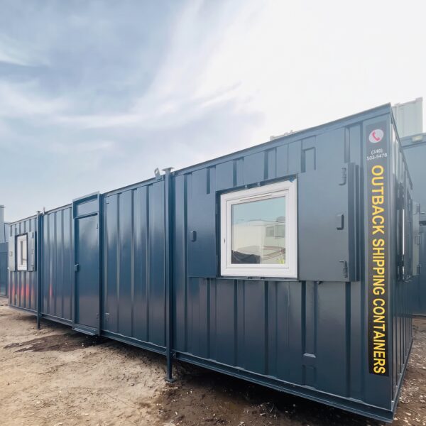 24x8 ft – Open Plan Office – Site Accommodation – Anti-Vandal Cabin