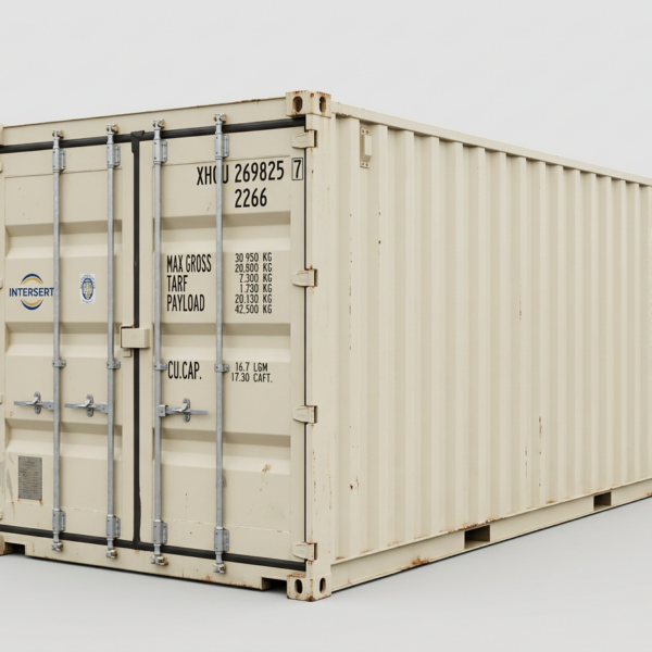 20ft Open Side Shipping Container – One Trip – With Side Doors