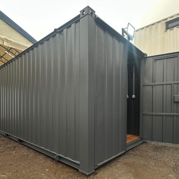 21ft x 8ft Steel Secure Store with Electric Pack — Anti-Vandal Portable Storage