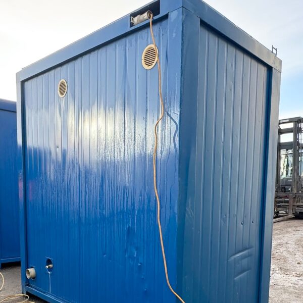Double Toilet Blocks — Male Female WC — 8x5 Ft — Unrefurbished Portable Toilet Block 1+1 Toilet Blocks — Blue