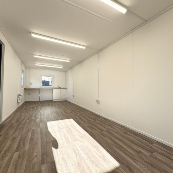 32x10ft Cabin – Open Plan Canteen / Office – Anti-Vandal – Portable Building