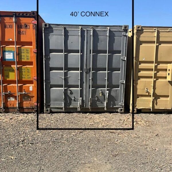 Used 40ft Cargo Container Double Doors 40′ x 8′ x 8′ 6″