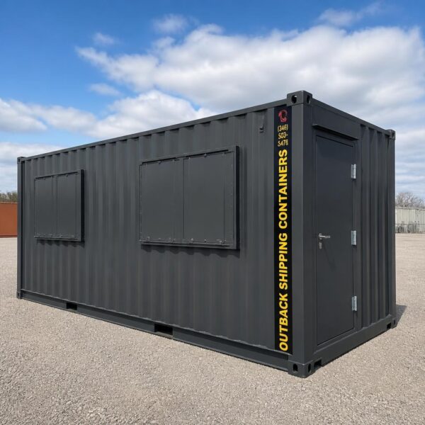 21x8ft – Canteen – Site Accommodation – Portable Anti-Vandal Building