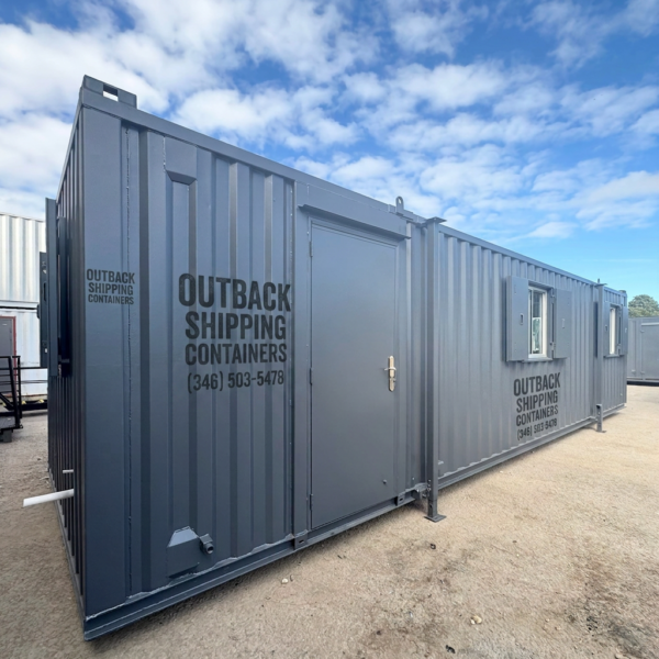 32x10ft — Custom Office/Canteen Cabin — WC + Shower — Portable Building — Welfare — NO 1447