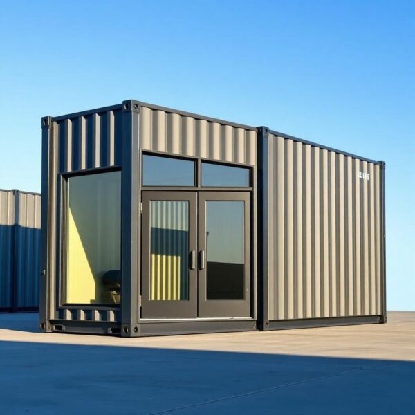 40x16ft — CUSTOM — Shipping Container Conversion — GYM — Portable Space — No 1004