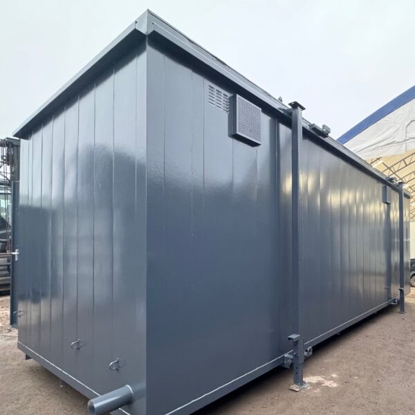24 x 9 ft — 4 + 1 Toilet Block — Anti-Vandal Portable Site Accommodation — No 768