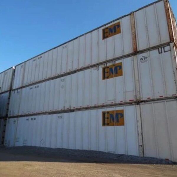 Used 53ft High Cube Shipping Container – Galvanized Aluminum