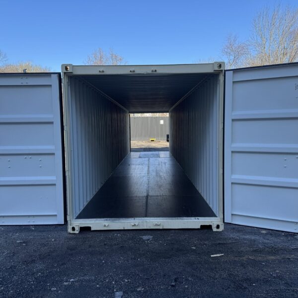 40ft New Shipping Container – Wind & Watertight – Beige – Unit FXLU601849-3