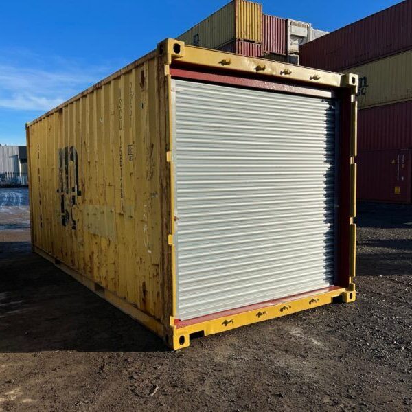20ft Used Shipping Container with Roller Shutter Door