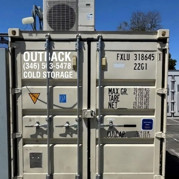 Refrigerated 20′ Conex Shipping Container – Used