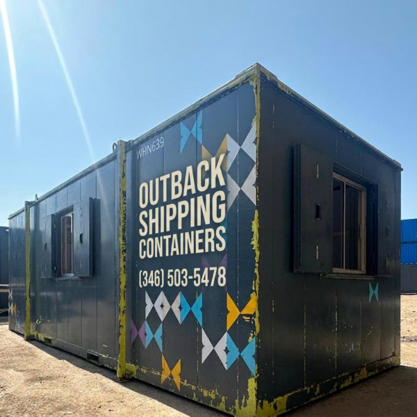 24x9ft — Office / Canteen — Building Site Accommodation — Portable Anti-Vandal